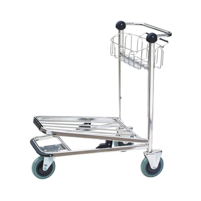 Unfolding Trolley Cases Style Large Capacity Aluminum Alloy Airport Luggage Trolley Trolley