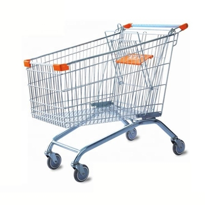 Super Large Supermarket Shopping Trolley European Shopping Trolley Wholesale Folding Shopping Cart