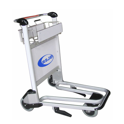 3 Wheel Airport Trolley Aluminum Luggage Cart Airport Unfolding