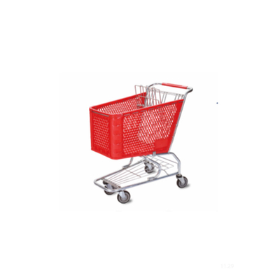 Durable Supermarket Shopping Trolley High Quality Trolley Plastic Supermarket Trolley